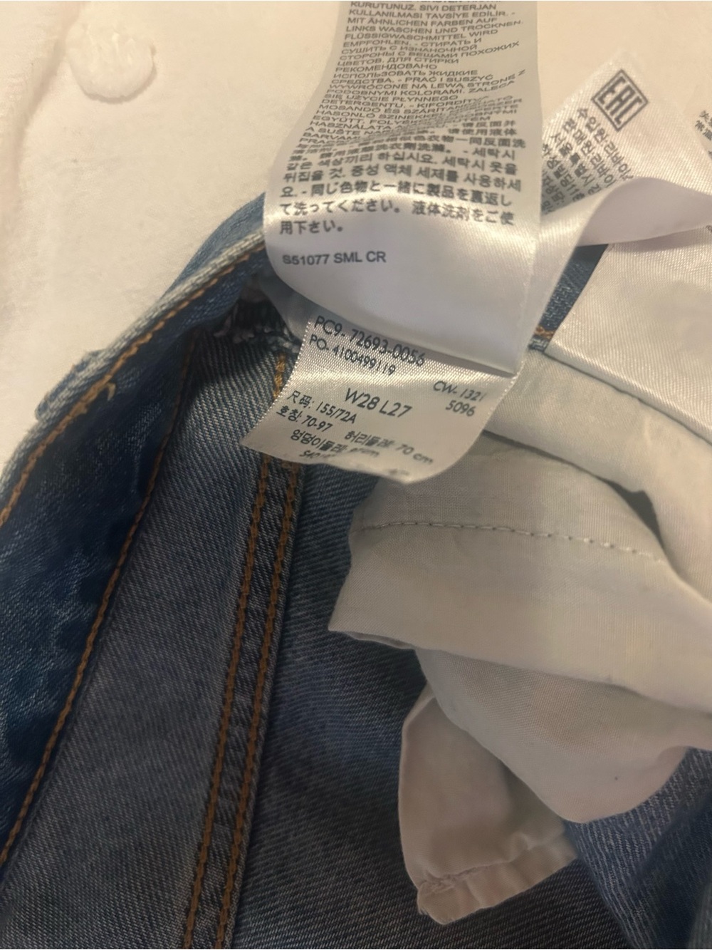 Levi’s Ribcage Straight Ankle Blue Jeans - Picture 3 of 4